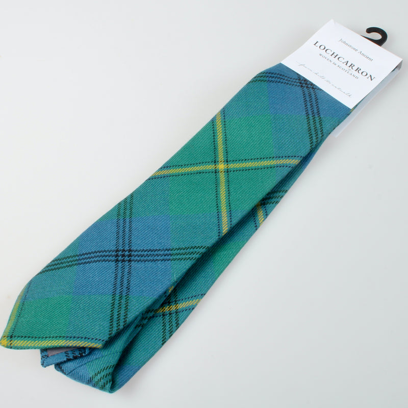 Luxury Pure Wool Tie in Johnstone Ancient Tartan