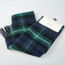 Lambswool Scarf in Lamont Modern Tartan - a stylish and warm accessory made from 100% new wool, showcasing a vibrant tartan pattern.