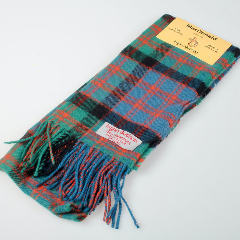 Lambswool Scarf in MacDonald Ancient Tartan