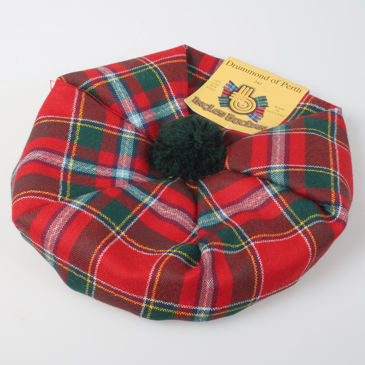 Stylish Wool Tartan Tam