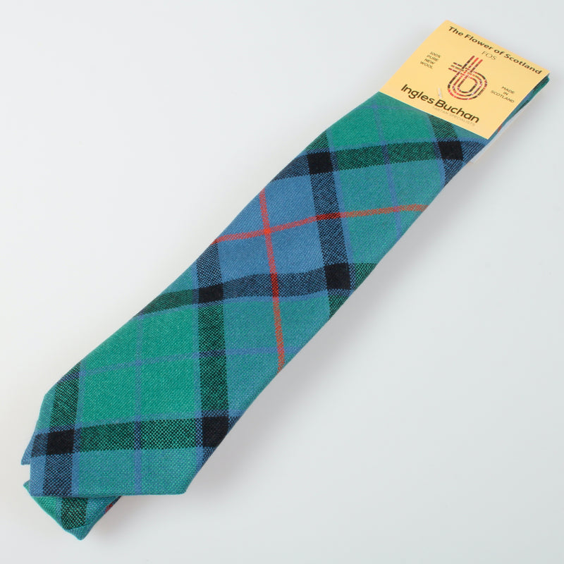 Pure Wool Tie in Flower of Scotland Tartan