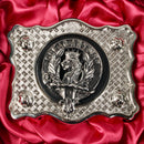 MacLaren Pewter Clan Crest Buckle For Kilt Belts