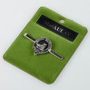 MacAulay Clan Crest Pewter Tie Slide showcasing elegant design for clan pride and style