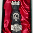 MacMillan Clan Crest Stone Top Thistle Design Sgian Dubh