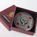 Fotheringham Clan Crest Pewter Plaid Brooch
