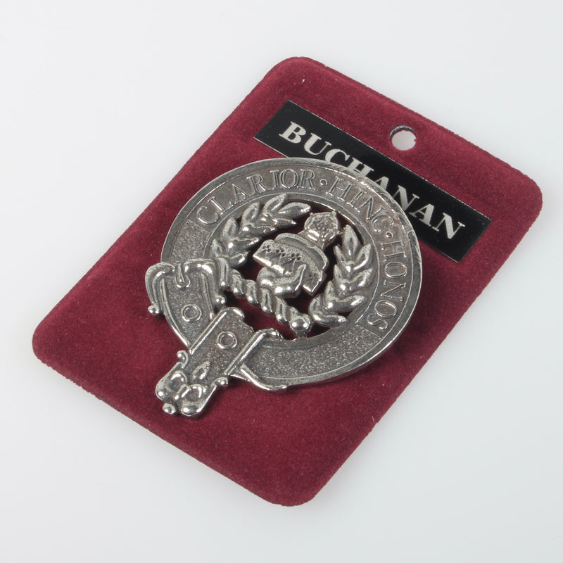 Buchanan Clan Crest Badge in Pewter