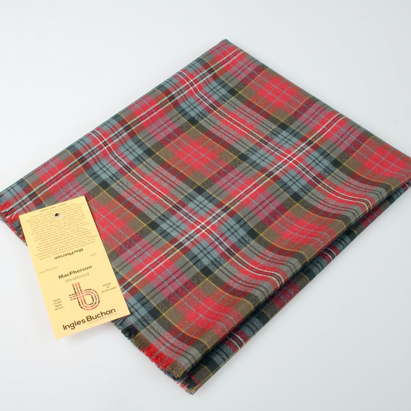 MacPherson Weathered Tartan Wool Stole