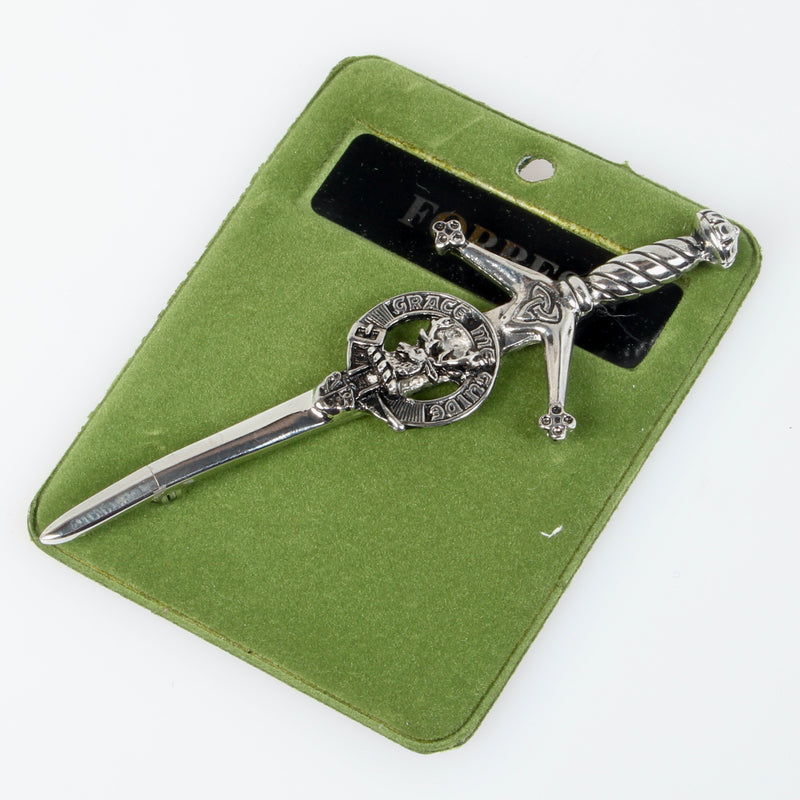 Clan Crest Pewter Kilt Pin with Forbes Crest