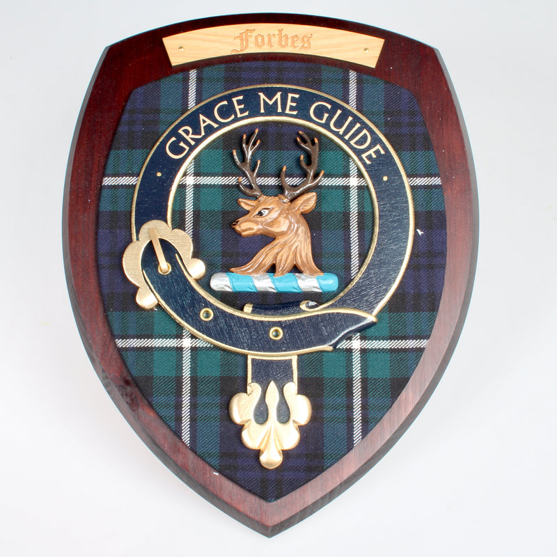 Forbes Clan Crest Wall Plaque.