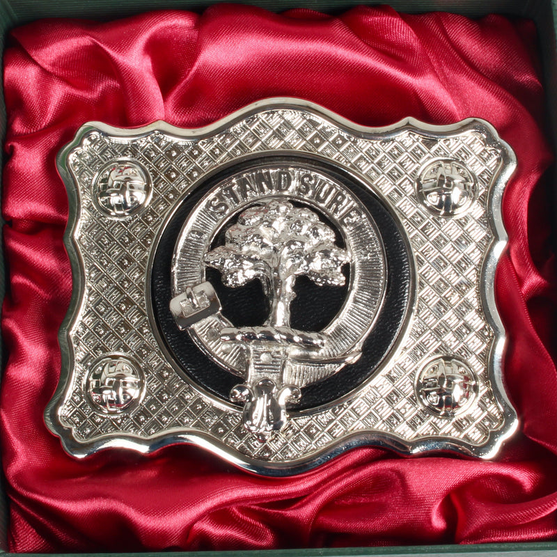 Anderson Pewter Clan Crest Buckle For Kilt Belts