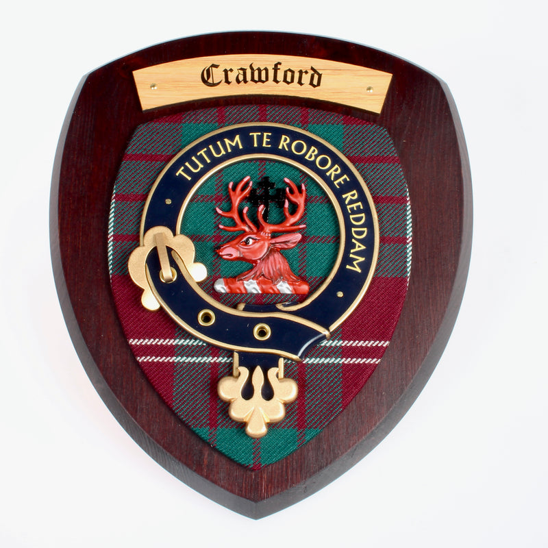 Crawford Clan Crest Plaque