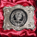 Menzies Pewter Clan Crest Buckle For Kilt Belts