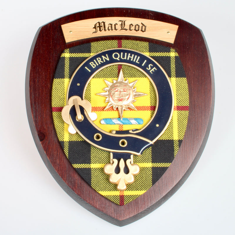 MacLeod of Lewis Clan Crest Plaque