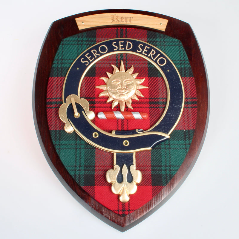 Kerr Clan Crest Plaque.