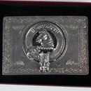 Dunbar Pewter Clan Crest Buckle For Kilt Belts