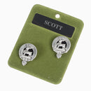 Scott Clan Crest Pewter Cufflinks
