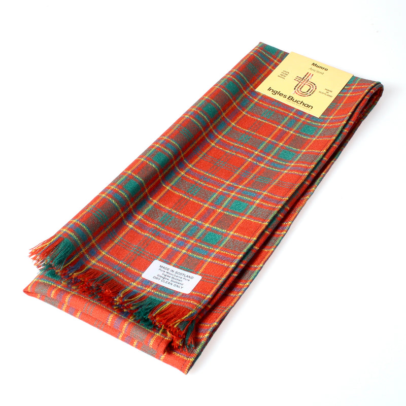 Wool Scarf in Munro Ancient Tartan.