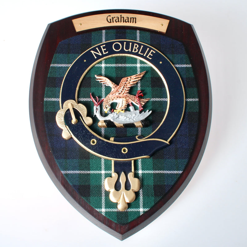 Graham Clan Crest Wall Plaque.