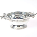 Antler 3" Polished Pewter Quaich with Decorative Celtic Band