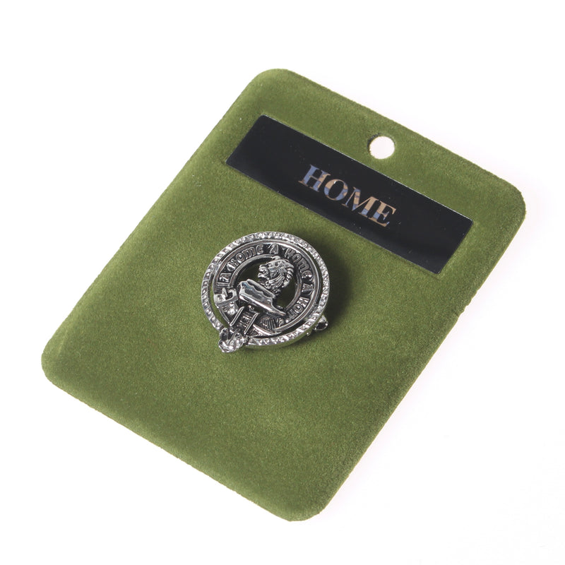 Home Clan Crest Small Pewter Pin Badge