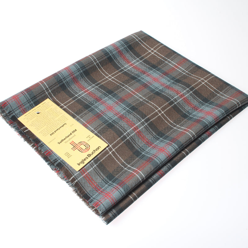 Sutherland Old Weathered Tartan Wool Stole