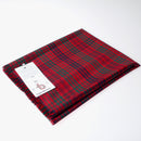 Ross Red Modern Wool Tartan Shawl