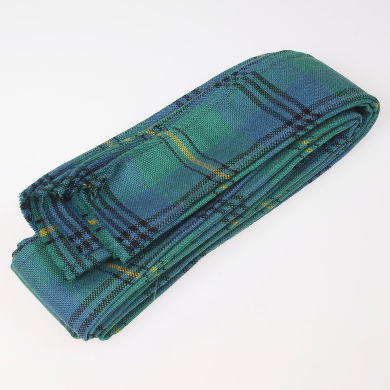 Wool Strip Ribbon in Johnstone Ancient Tartan - 5 Strips, Choose Your Width