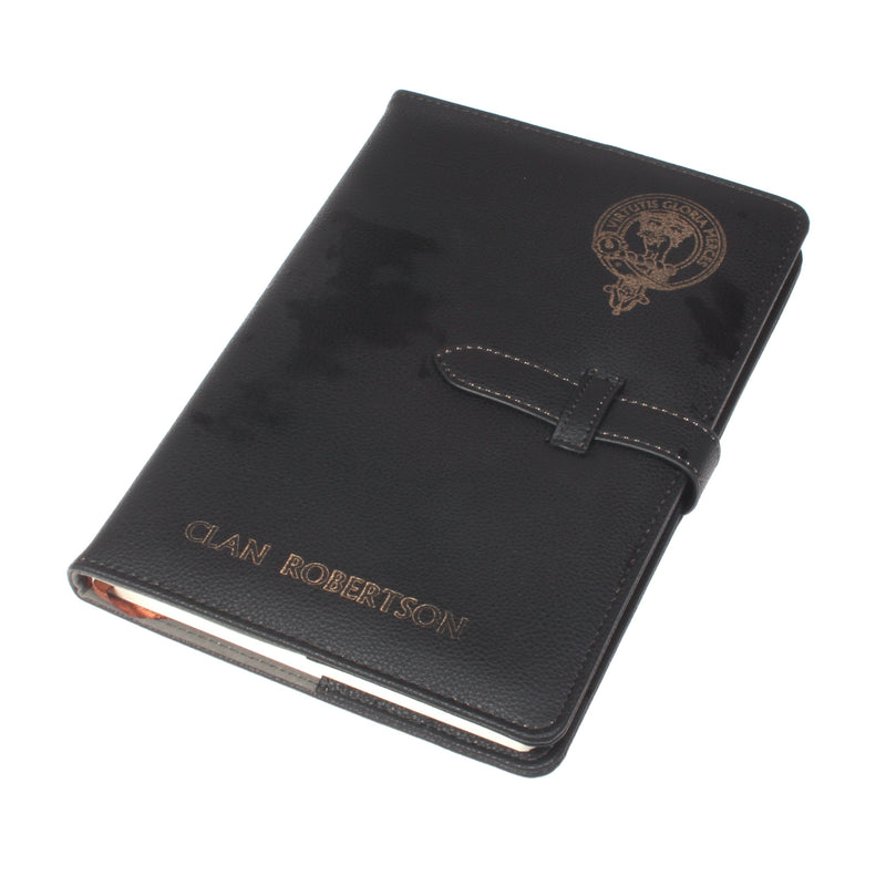 Clan Crest Leather Bound A5 Notebook
