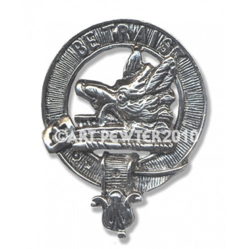 Innes Pewter Clan Crest Buckle For Kilt Belts