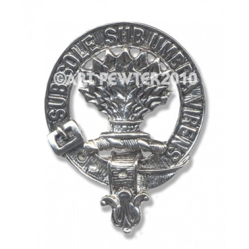 Irvine Clan Crest Badge in Pewter
