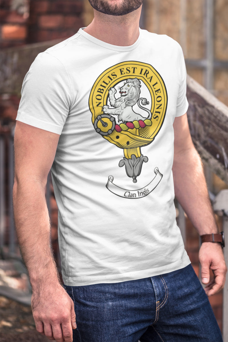 Inglis Clan Crest Gents T Shirt