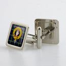 Stylish Lamont Clan Crest Cufflinks showcasing intricate clan design, perfect for elevating your outfit and highlighting your Scottish heritage.