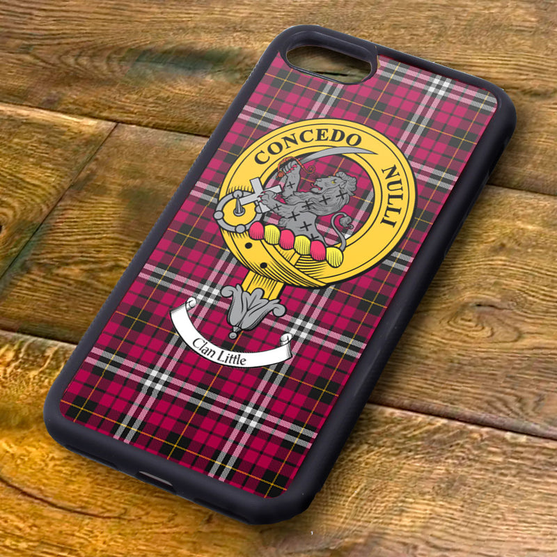 Little Tartan and Clan Crest iPhone Rubber Case