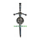 Clan Crest Pewter Kilt Pin with Livingston Crest