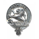 MacFie Clan Crest Badge in Pewter