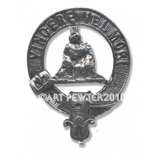 MacNeil Clan Crest Badge in Pewter