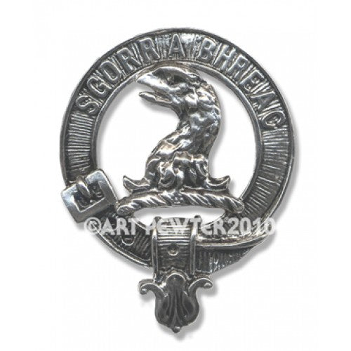 MacNicol Clan Crest Badge in Pewter
