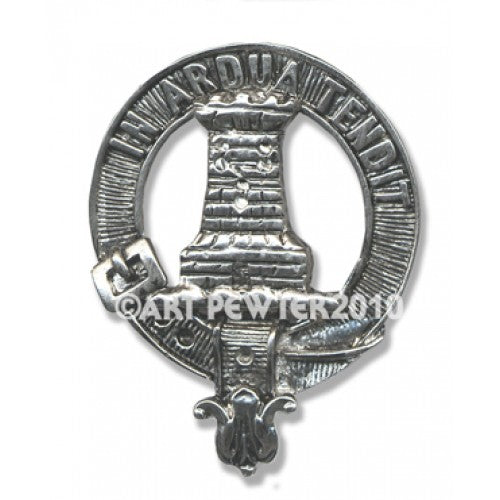 Malcolm Pewter Clan Crest Buckle For Kilt Belts
