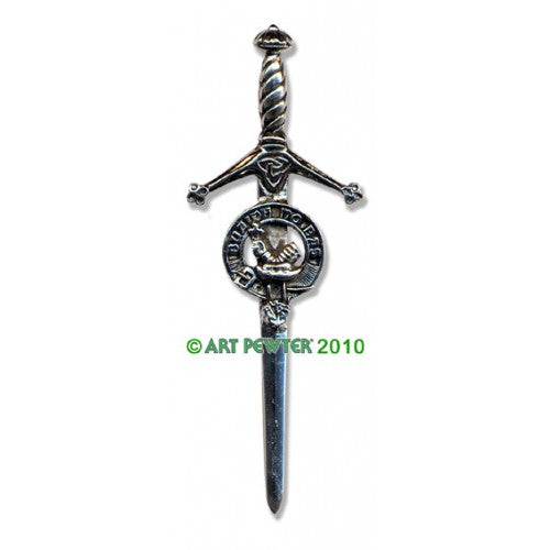 Clan Crest Pewter Kilt Pin with MacDougall Crest