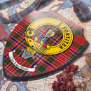 MacAlister Clan Crest Printed Wall Plaque - Custom Made showcasing the clan crest and tartan design, perfect for celebrating Scottish heritage in home decor.