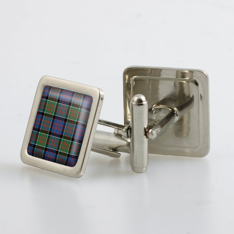 MacDonald of Clanranald Ancient Tartan Cufflinks - Choose Your Shape