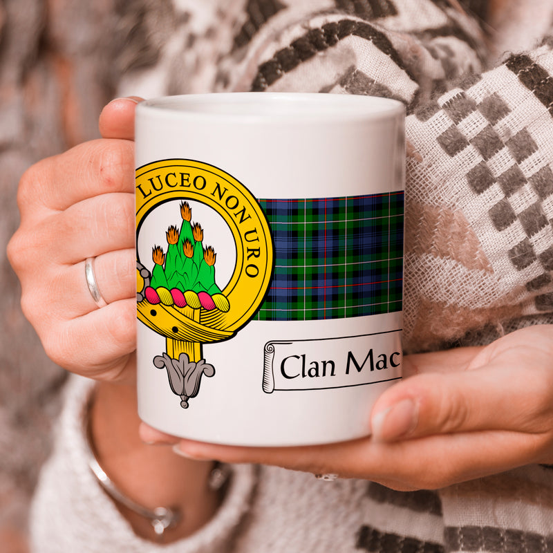 MacKenzie Clan Crest and Tartan Mug