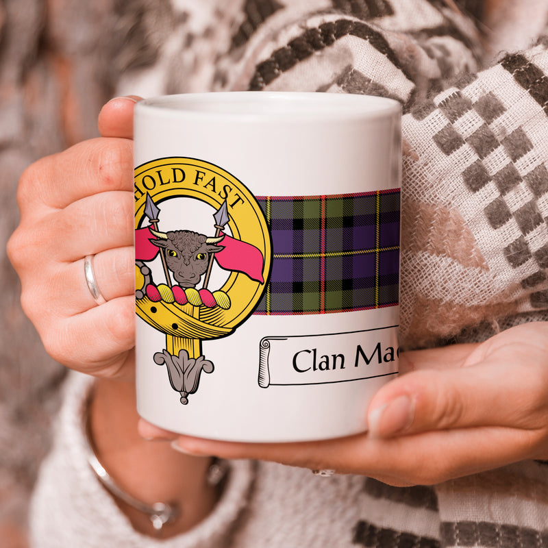 MacLeod Clan Crest and Tartan Mug