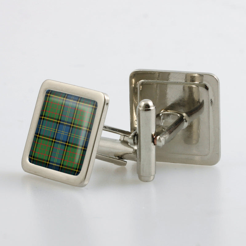 MacMillan Hunting Ancient Tartan Cufflinks - Choose Your Shape.