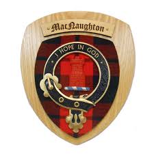 MacNaughton Clan Crest Plaque