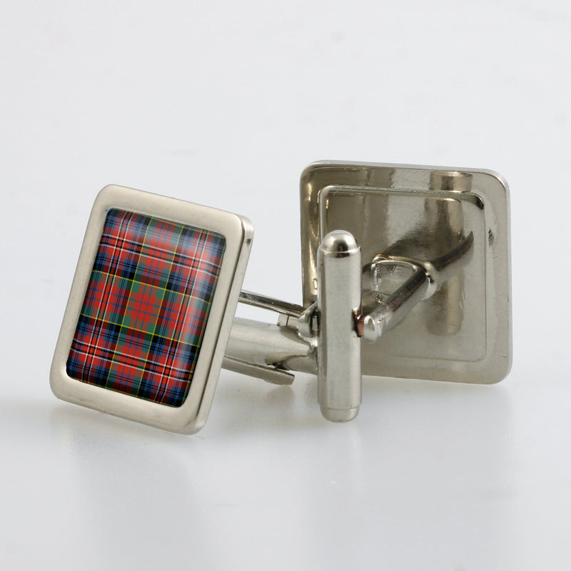 MacPherson Ancient Tartan Cufflinks - Choose Your Shape