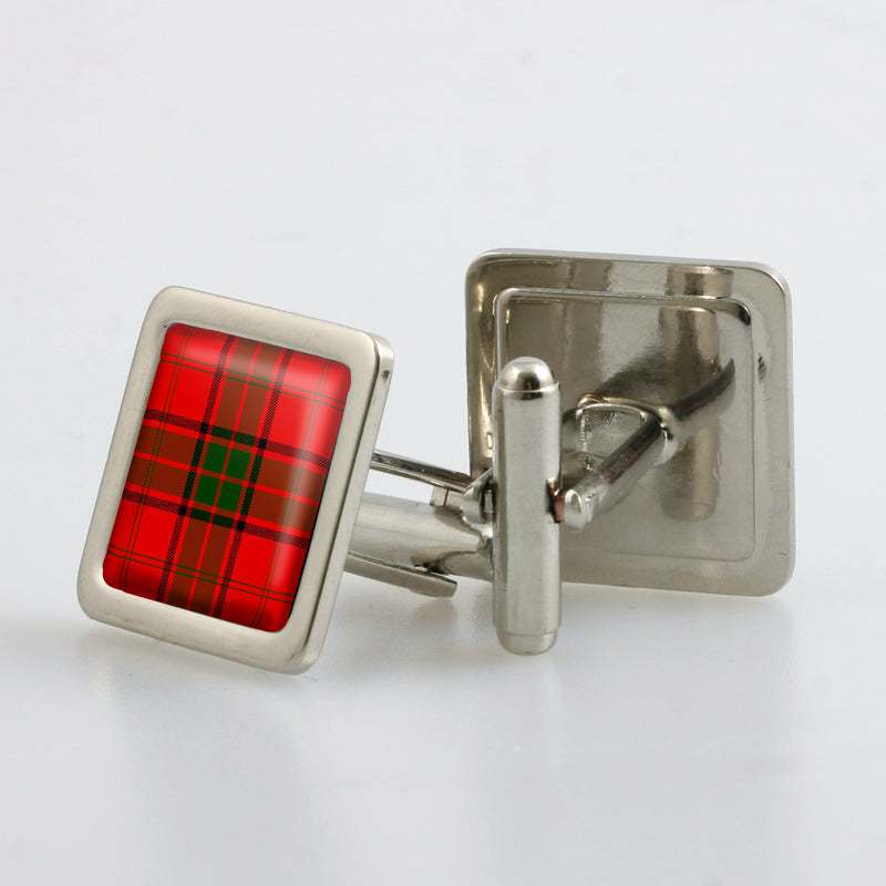 Maxwell Modern Tartan Cufflinks - Choose Your Shape.