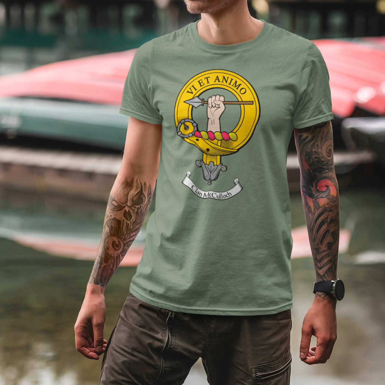 McCulloch Tartan Crest T-shirt main image 1