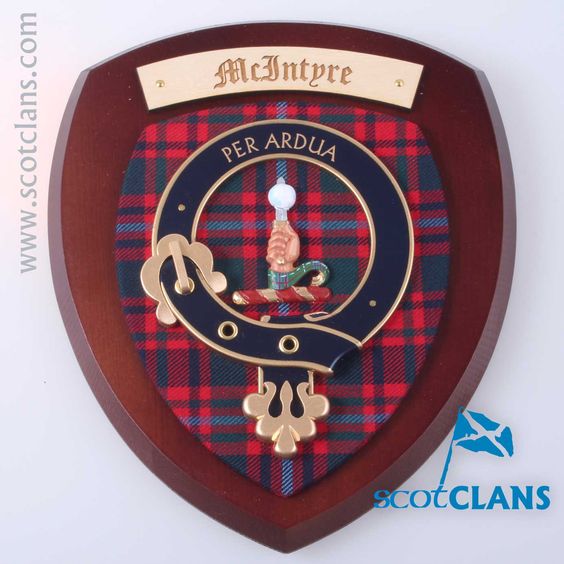 MacIntyre Clan Crest Plaque