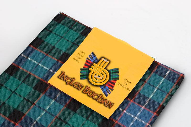 Wool Tartan Pocket Square in Mitchell Ancient Tartan